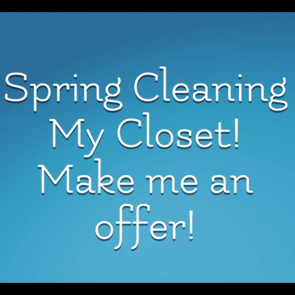 Spring cleaning my closet!! Make me an offer!